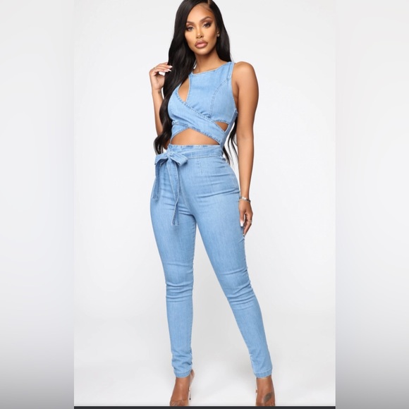 SOLD ❌fashion nova Cut out the haters” jumpsuits final price no offers❌ - Picture 2 of 7